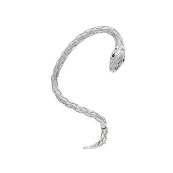 Pair of Silver Tone Snake Ear Cuffs Earrings NWT - Picture 4 of 14